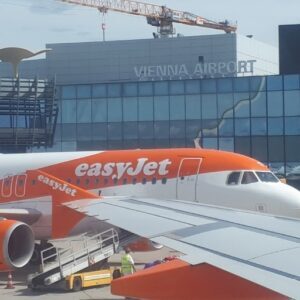 Easyjet plane on runway